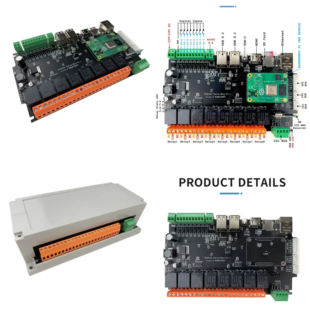 Home Automation Raspberry Pi - KinCony Raspberry Pi - Mini Server