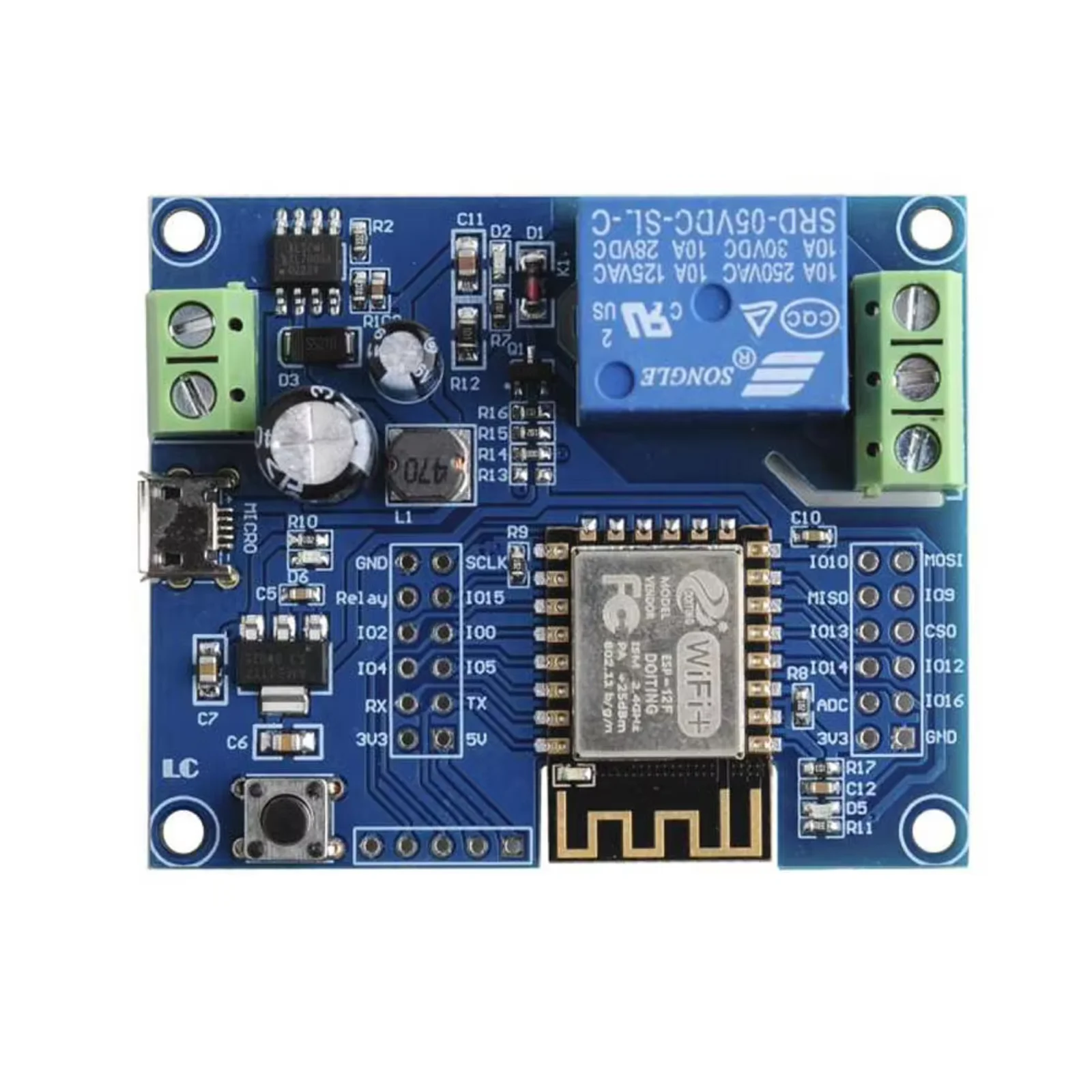 Relay 8 Channel Board - Modulo relè WiFi a canale singolo,