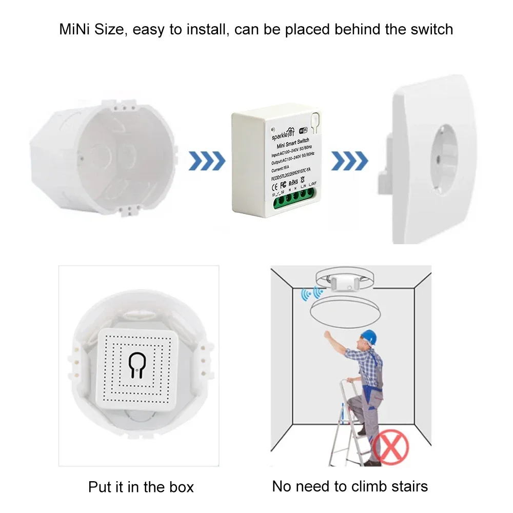 16A Matter WIFI Smart Switch R - Home Automation Tutorial recensione e prezzo