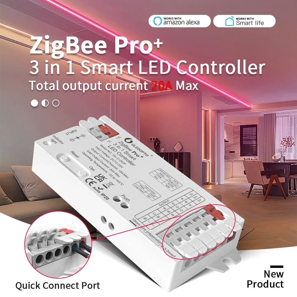 GLEDOPTO ZigBee 3.0 Pro + 3 in - Zigbee Coordinator Stick recensione e prezzo